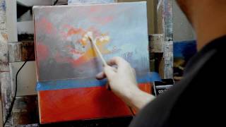 Painting A Sky in 4 Minutes [upl. by Anaynek]