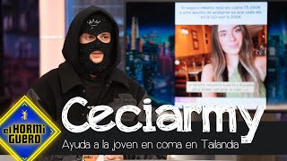 El novio de la joven en coma en Tailandia agradece a Ceciarmy en directo  El Hormiguero [upl. by Melquist]