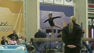 Level 4 Gymnastics Beam Routine [upl. by Nnairda]