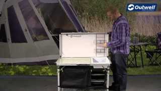 Outwell Drayton Kitchen Table  Innovative Family Camping [upl. by Orihakat]