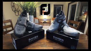 FOOTJOY 2021 HYPERFLEX BOANON BOA COMPARISON  UNBOXING [upl. by Annawad764]