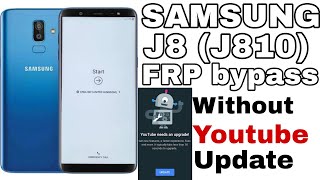 Samsung J8 FRP Bypass Samsung J810 FRP Bypass Google Account Remove Android 8 [upl. by Anived]