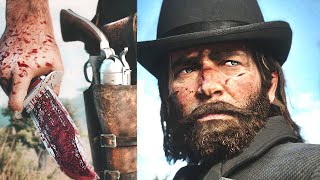 QuickDraws and Brutal Combat Gameplay  Red Dead Redemption 2 Tarantino Style [upl. by Asilam]