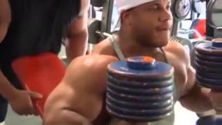 Phil heath  Inclined Dumbbell Press  workout [upl. by Brenza]