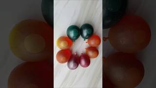 8 Balloons with 4 color Popping ASMR asmr satisfying [upl. by Ehlke]