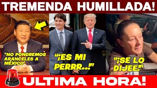 🚨MARTES URGENTE TÓMALA PAPÁ CHINA 0 ARANCELES A MÉXICO TREMENDA HUMILLADA A CANADÁ ¡BOOM [upl. by Tillo338]