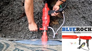 BLUEROCK 4Z1 Concrete Portable Core Drill Demo Teaser Short Clip [upl. by Gnart]