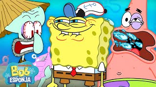 Bob Esponja  Maratona de Bob Esponja 3ª Temporada 🧽  Compilação de 52 Minutos  Português [upl. by Naellij745]