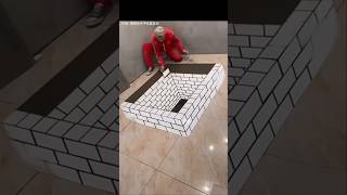 How an experienced tiler works  একজন অভিজ্ঞ টাইলস মিস্ত্রি কিভাবে কাজ করে। [upl. by Volnay112]