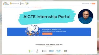 AICTE internship Portal  A platform for students to find internship opportunities across sectors [upl. by Kean]