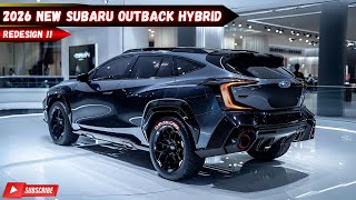 Subaru Outback Hybrid Confirmed for 2026 Everything We Know So Far [upl. by Ruscio187]