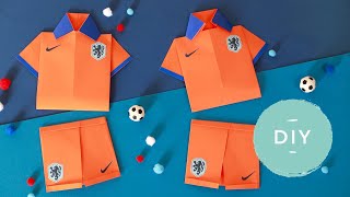 EK voetbal 2024 🏆  Zo vouw je het tenue van het Nederlands elftal [upl. by Loris]