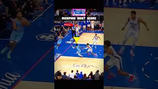 PART 1  Grizzlies vs 76ers Thrilling Ending 🍿 nba shorts [upl. by Nehttam]