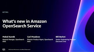 AWS reInvent 2023  What’s new in Amazon OpenSearch Service ANT301 [upl. by Treblig420]