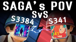 SAGA  vs Honyo amp Condor  Topwar 서버전 3384 vs 341  TW SvS 3384 vs 341 [upl. by Nadoj733]