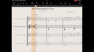 A Easy String Quartet  O Mio Babbino Caro  Violin 2 [upl. by Nonnerb604]