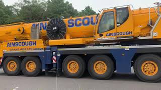 Crouch recovery volvo FMX 8x4 pulling an Ainscough crane [upl. by Akenihs540]