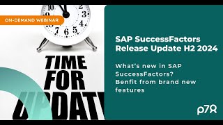 SAP SuccessFactors Release Update H2  2024 [upl. by Baker]