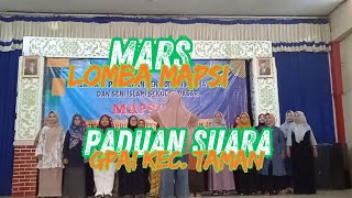 MARS MAPSI SD  GLADI BERSIH PADUAN SUARA GPAI KECAMATAN TAMAN [upl. by Lanor]