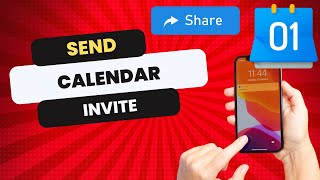 How to Send a Calendar Invite on iPhone in 2024 [upl. by Nomla]