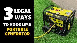 Choosing a Backup Generator Plus 3 LEGAL House Connection Options  Transfer Switch and More [upl. by Yerocal218]