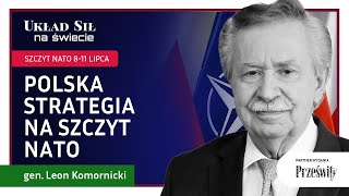 Polska strategia na szczyt NATO  gen Leon Komornicki [upl. by Jenkel]