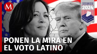 Kamala vs Trump Así va la recta final rumbo a las elecciones en EU [upl. by Aisatsan]