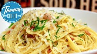 Spaghetti Carbonara lecker und schnell [upl. by Ostraw686]