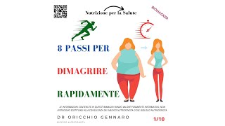 8 PASSI PER DIMAGRIRE RAPIDAMENTE [upl. by Isla]