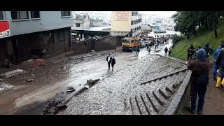 Aluvión sector La Comuna Quito Ecuador [upl. by Ellehsem]