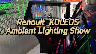 Renault KOLEOS Car Ambient Lighting Show [upl. by Berne]