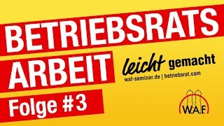 4 fundamentale Aufgaben eines Betriebsrats  BetriebsratsArbeit Podcast [upl. by Mag]