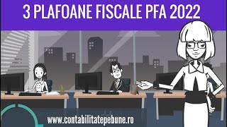 3 PLAFOANE FISCALE PFA 2022  LIN PREMIUM CONTA [upl. by Anole]