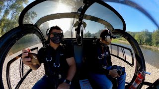 Landing OffAirport in a Schweizer 300C Helicopter [upl. by Kathrine590]