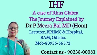 Rhus Glabra explained in detail Dr P Meera BaiMD homeopathy ihf 22 September 2023 [upl. by Siblee29]