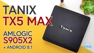 Tanix TX5 Max S905X2 REVIEW Powerful 4K Android TV Box  2019 [upl. by Oivalf451]