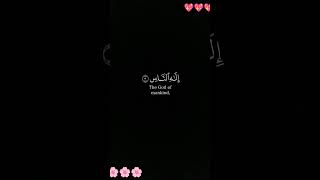 Surah Al Naas💖🌸allahhuakbar mashallahماشاءالله shorts [upl. by Eivi178]