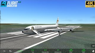 Boeing 707320C Departure Malvinas Argentinas To Capitan Fuentes Martinez  RFS Flight Simulator [upl. by Mill5]