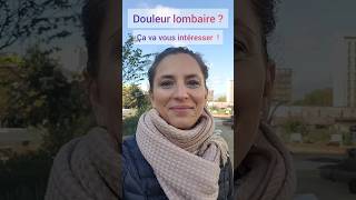 Douleur en bas du dos  Cest pour vous  lombalgie [upl. by Pepin]