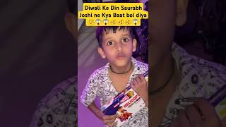 Saurabh Joshi vlog ne Diwali par kuch special kar diya 🪔😱🫨🫨diwalispecialsouravjoshitrendingshorts [upl. by Aivyls]