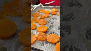 Smashed sweet potatoes food baking starbucksdrink youtubeshorts cooking recipe cooky [upl. by Bennett]