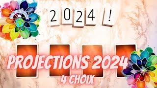 VOTRE ANNÉE 2024 🔮 TIRAGE TAROT 🔮 4 CHOIX [upl. by Nivek905]