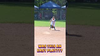 🥎💨Was This Play Easy Watch the Softball SlowMo Magic at 2nd Base [upl. by Goines]