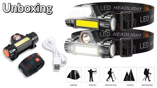 I Found the BEST Rechargeable COB LED Headlamp for Outdoor Adventures [upl. by Kapeed69]