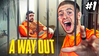 ON DOIT SÉVADER DE PRISON AVEC VALOUZZ  😳 A Way Out 1 [upl. by Toblat]