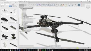 In depth Fusion 360 Tutorial Drone design Trailer [upl. by Ophelia]