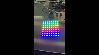 Neopixel 8x8 Demo [upl. by Lednahs193]