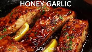 Browned Butter Honey Garlic Salmon [upl. by Dnyletak]