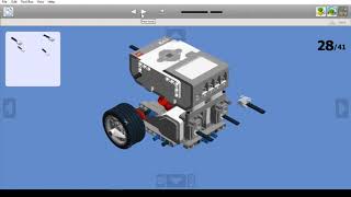 building line follower EV3 robot [upl. by Dlawso]