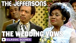 George and Louise Renew Their Wedding Vows  The Jeffersons [upl. by Aldwin]